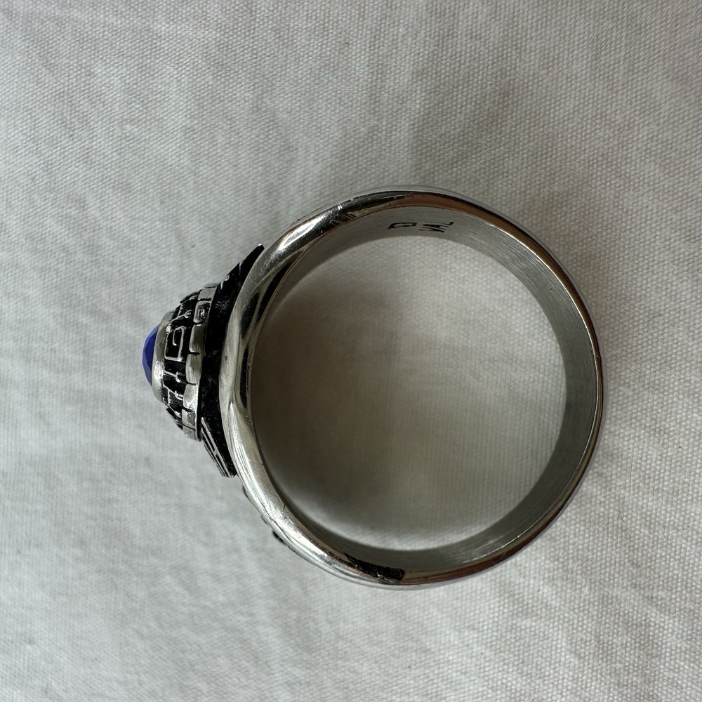 Keystone Valadium Kennedy High School Class Ring Silver Tone Size 7 2015 Hannah - Picture 8 of 8